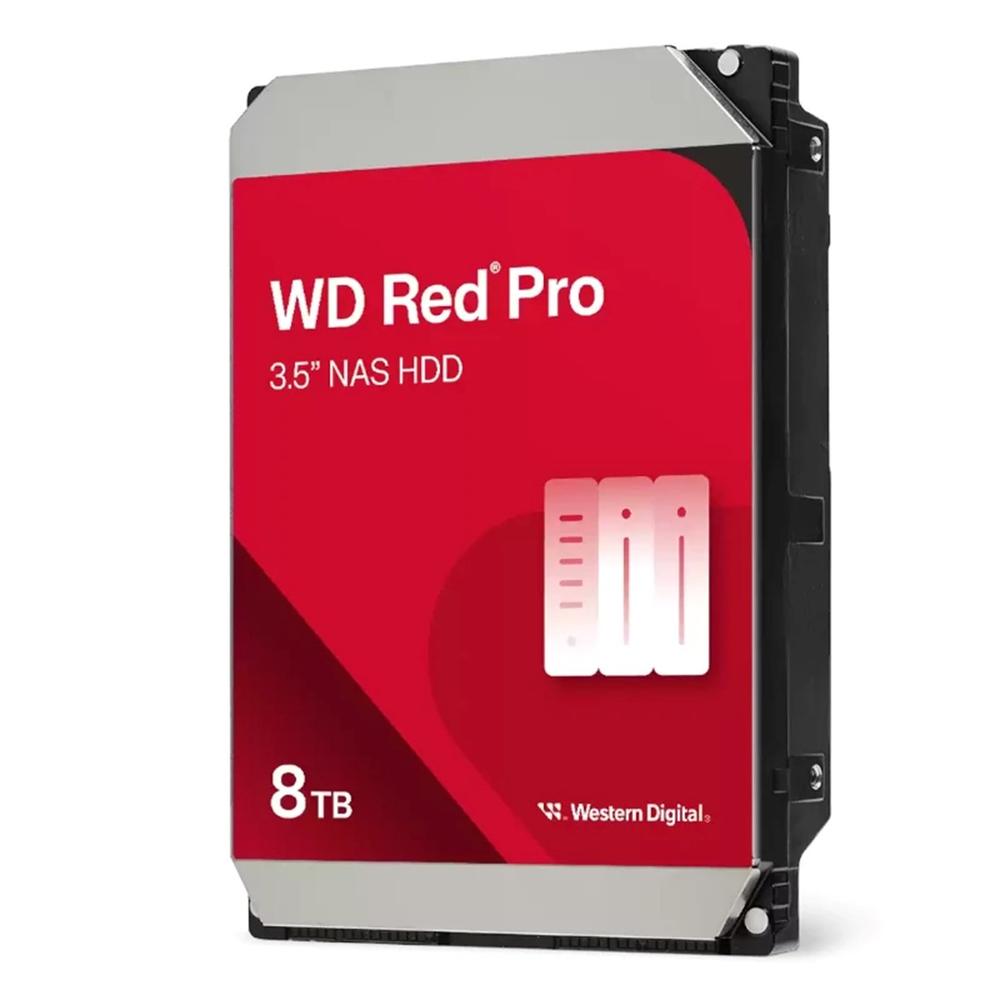 0718037902838 | P/N: WD8005FFBX | Cod. Artículo: DSP0000026610 Disco duro interno wd western digital red pro 8tb 3.5 pulgadas sata