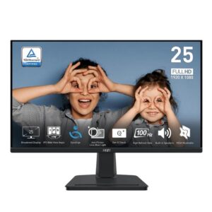 4711377127172 | P/N: 9S6-3PC2CM-009 | Cod. Artículo: DSP0000023162 Monitor msi mp251 24.5 pulgadas fhd 60hz