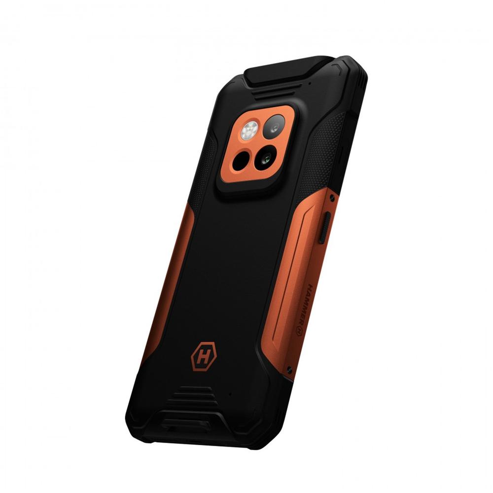 Telefono movil smartphone rugerizado hammer construction 2 5g thermal - 8gb - 256gb - 6.58 pulgadas - naranja - Imagen 4