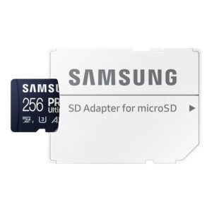 8806094957211 | P/N: MB-MY256SA/WW | Cod. Artículo: DSP0000033307 Tarjeta memoria micro sd samsung microsdxc pro ultimate 256gb clase 10 + adaptador sd