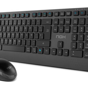 COMBO TECLADO-RATON NOX LITE DUO INALAMBRICO ES NEGRO 8436587976131 NXLITEDUOSP