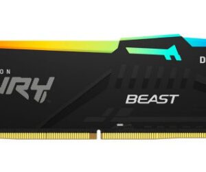 MEMORIA KINGSTON FURY BEAST RGB DDR5 32GB KIT2 5600MHZ  CL40 0740617328493 | P/N: KF556C40BBAK2-32 | Ref. Artículo: 1357827