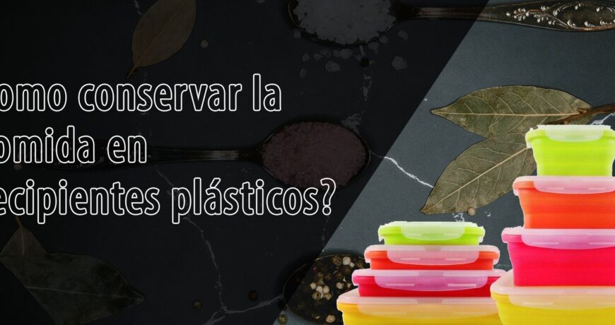 Como conservar la comida en recipientes plásticos?