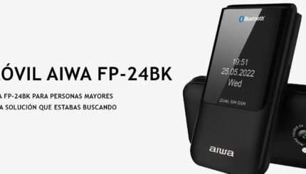 Teléfono Móvil Aiwa FP-24BK para Personas Mayores