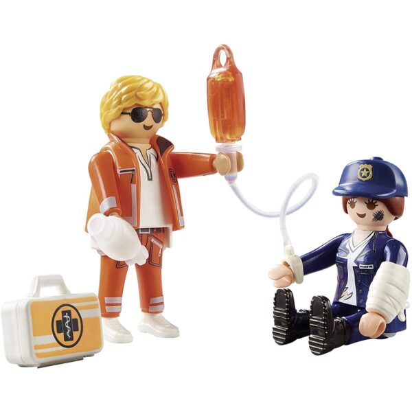 Playmobil duo pack doctor y policia - Imagen 2