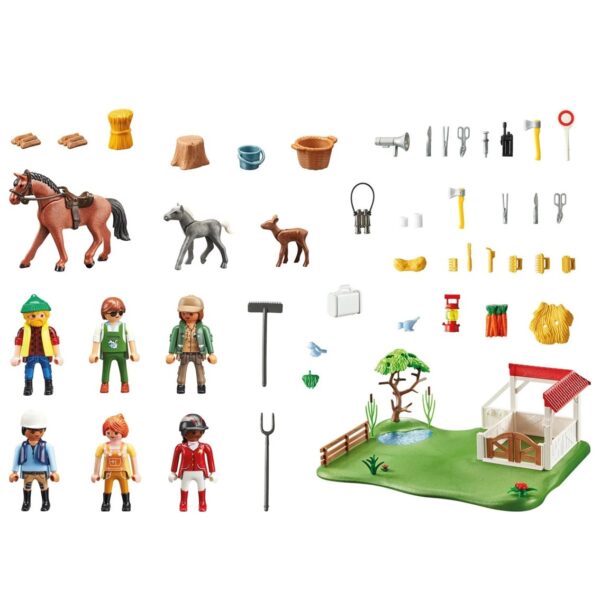 Playmobil my figures rancho caballos - Imagen 2