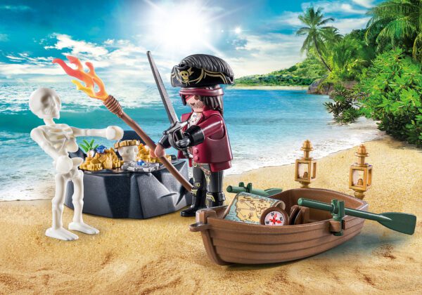 4008789712547 | P/N: 71254 | Cod. Artículo: DSP0000013688 Playmobil starter pack pirata con bote de remos