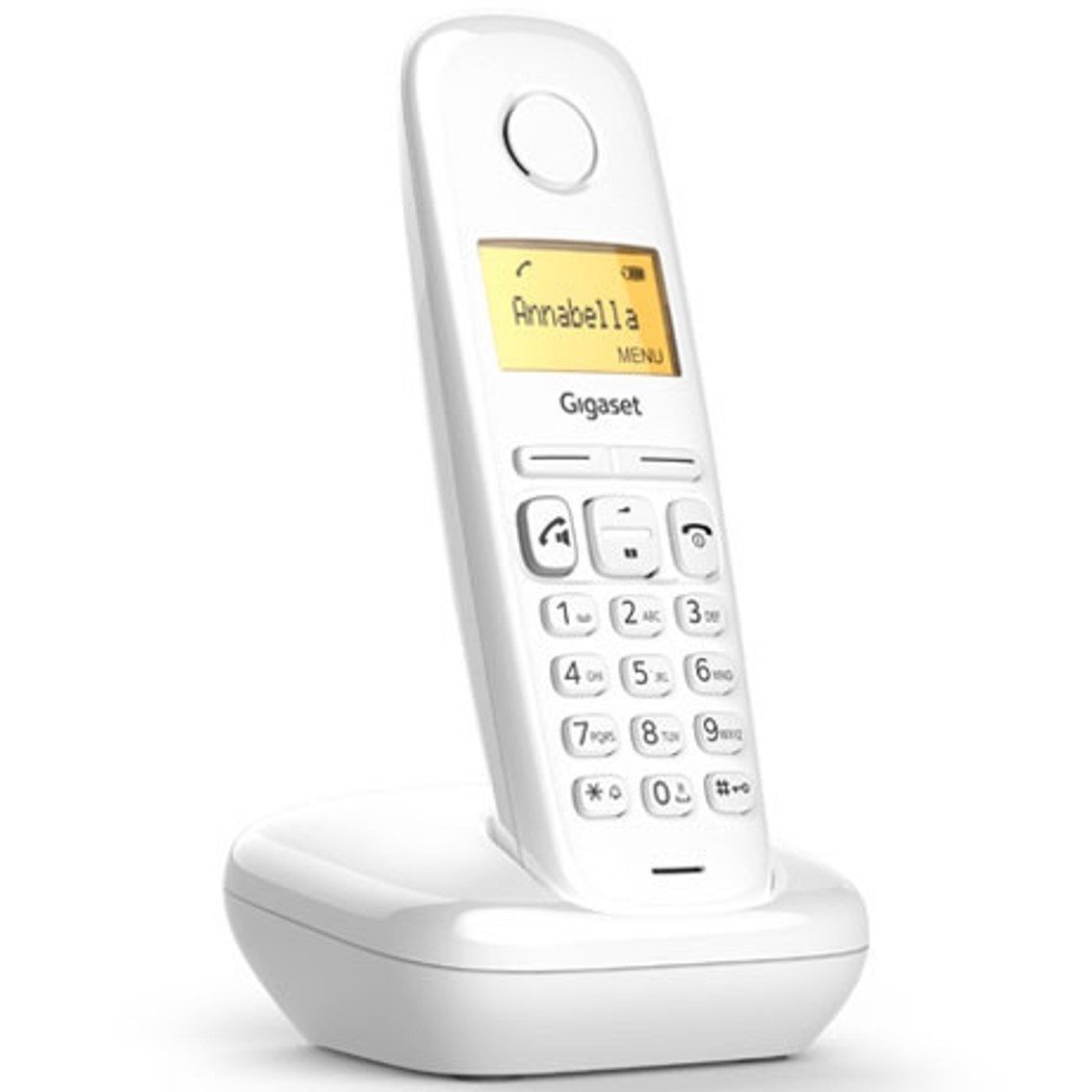 Telefono fijo inalambrico gigaset a270 blanco 80 numeros agenda - 10 tonos - Imagen 2