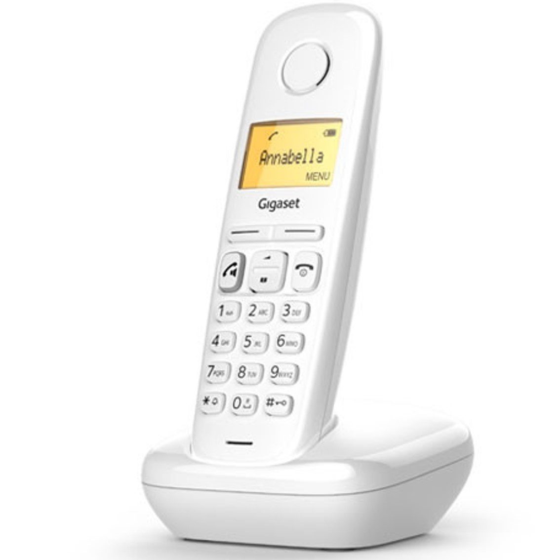 Telefono fijo inalambrico gigaset a270 blanco 80 numeros agenda - 10 tonos - Imagen 3