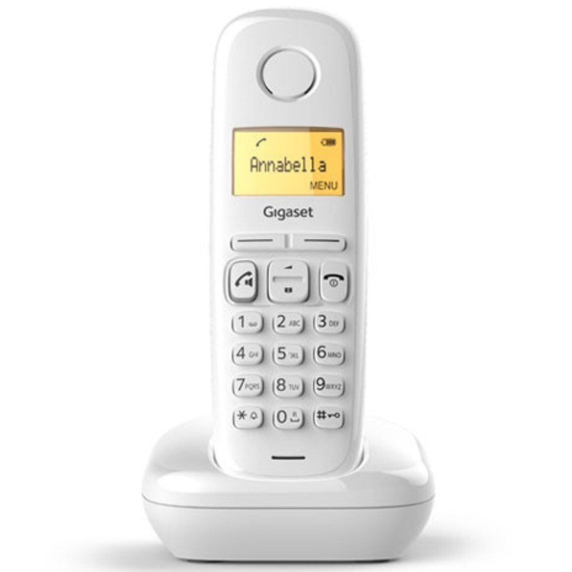 4250366850993 | P/N: S30852-H2812-D202 | Cod. Artículo: GIGASET-A270WT Telefono fijo inalambrico gigaset a270 blanco 80 numeros agenda - 10 tonos