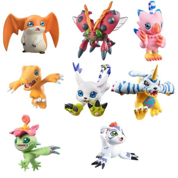 4535123832406 | P/N: MH832406 | Cod. Artículo: MGS0000012983 Pack 8 figuras megahouse digimon adventure digicolle! series mix special edition gift set