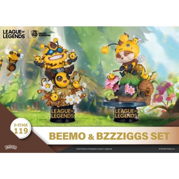 4711203451525 | P/N: DS-119 | Cod. Artículo: MGS0000016850 Set de 2 figuras beast kingdom dstage league of legends beemo y bzzziggs