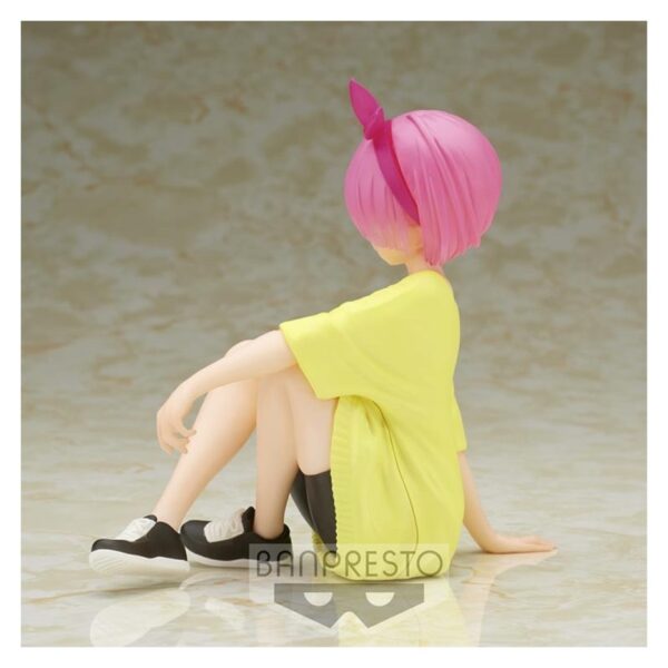 Figura banpresto re: zero starting life in another world relax time ram training style - Imagen 2