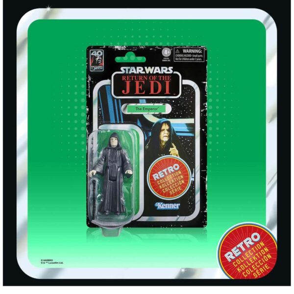 Figura hasbro star wars retro collection the return of the jedi -  the emperor palpatine - Imagen 2