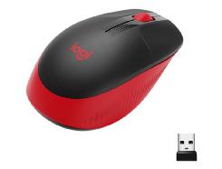 5099206091856 | P/N:  | Cod. Artículo: 910-005908 Mouse raton logitech m190 full size optico wireless inalambrico rojo