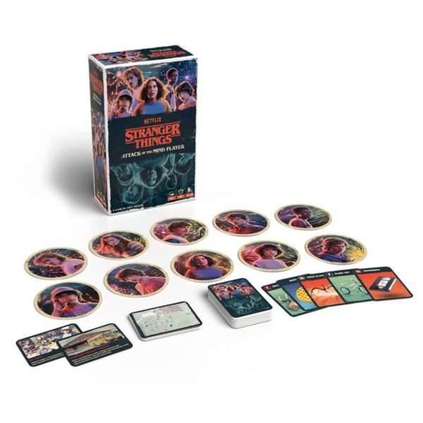 Juego de mesa stranger things attack of the mind flayer pegi 10 - Imagen 2