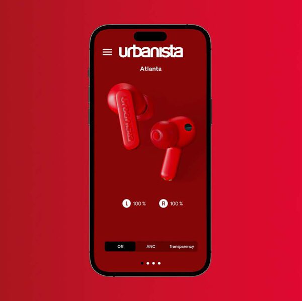 Auriculares urbanista true wireless inalambricos atlanta multipunto vibration red - Imagen 4