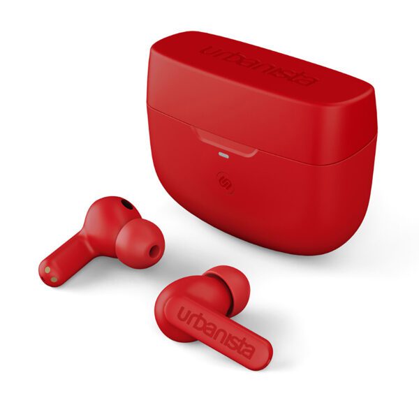 Auriculares urbanista true wireless inalambricos atlanta multipunto vibration red - Imagen 7