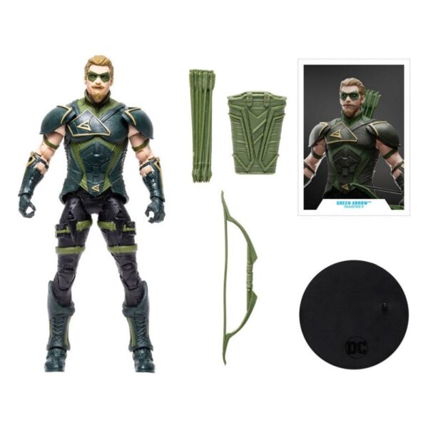 Figura mcfarlane toys dc gaming green arrow - Imagen 4