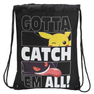 8426842094298 | P/N: 0MC343PK | Cod. Artículo: DSP0000007731 Saco mochila cyp brands pokemon gotta catch em all!