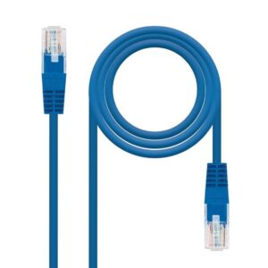 8433281003583 | P/N: 10.20.0401-BL | Cod. Artículo: DSP0000012023 Latiguillo cable red utp cat.6 rj45 nanocable 1m azul