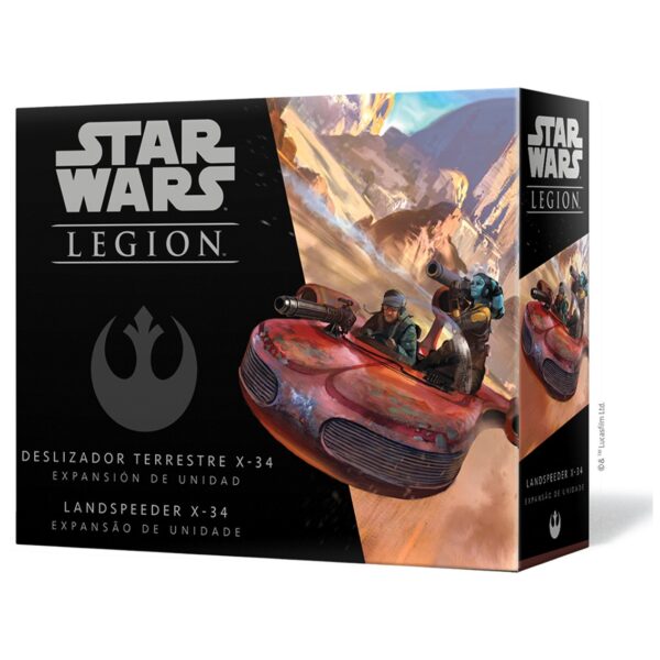 8435407624429 | P/N: SWL36ES | Cod. Artículo: MGS0000008884 Juego de mesa star wars legion : deslizador terrestre x - 34 pegi 14