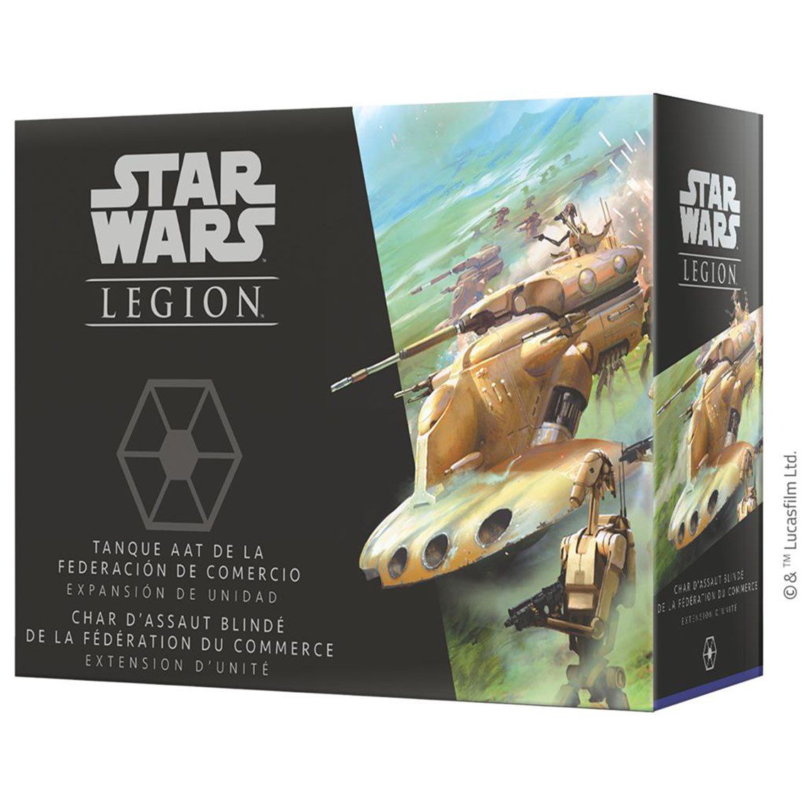 8435407629646 | P/N: SWL64ES | Cod. Artículo: MGS0000008896 Juego de mesa star wars legion : tanque aat de la federacion de comercio pegi 14