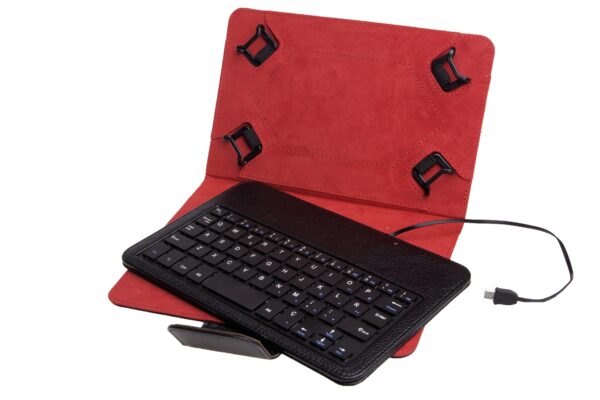 8436043195991 | P/N:  | Cod. Artículo: PHKEYCASE7-8 Funda para tablet hasta 8 pulgadas teclado con cable