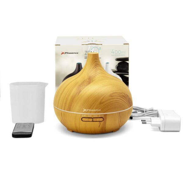 Humidificador phoenix zeno2 400 ml madera con control remoto - Imagen 5