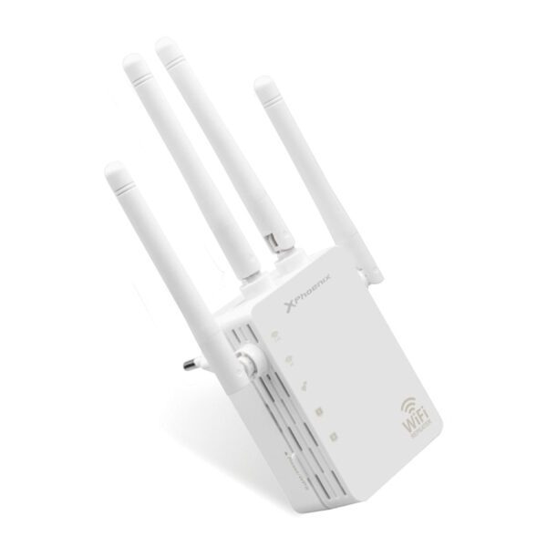 8436583231067 | P/N:  | Cod. Artículo: PHW-R1200U Repetidor extensor wifi cuatro antenas 5ghz dual band phoenix