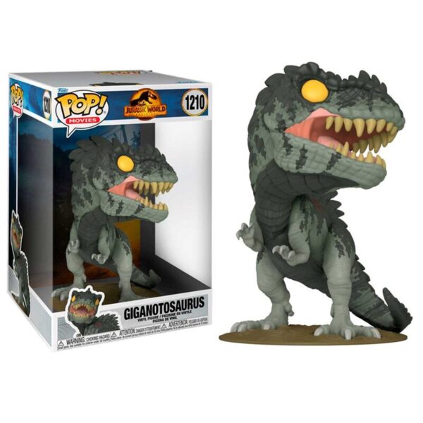 889698553780 | P/N: 55378 | Cod. Artículo: MGS0000011684 Funko pop jumbo cine jurassic park world dominion giganotosaurus 55378