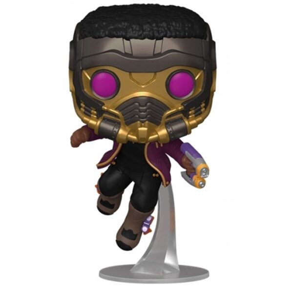 Funko pop marvel what if tchalla star lord 55812 - Imagen 2