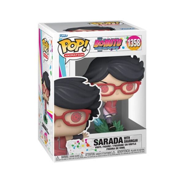 Funko pop boruto naruto next generations sarada con sharingan 61387 - Imagen 2