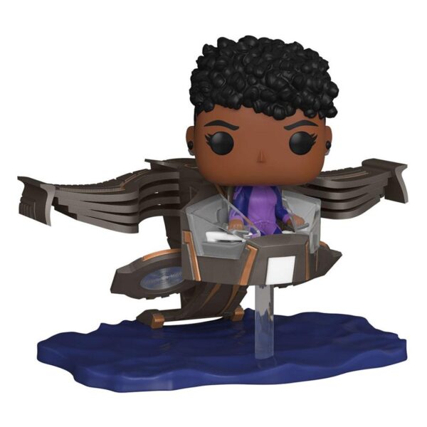 Funko pop super  deluxe marvel black panther wakanda forever shuri in sunbird 63947 - Imagen 2