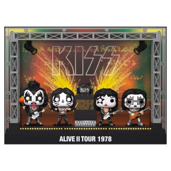 889698677714 | P/N: 67771 | Cod. Artículo: MGS0000017696 Funko pop pack 4 pops moments dlx the kiss alive ii 1978 tour 67771