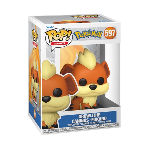 Funko pop pokemon growlithe 74229 - Imagen 2