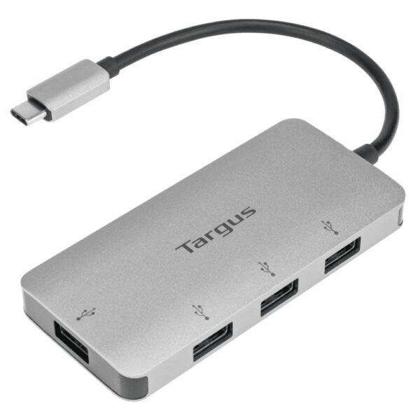 ADAPTADOR TARGUS USB-C A 4xUSB 3.0 PLATA 5051794030341 ACH226EU