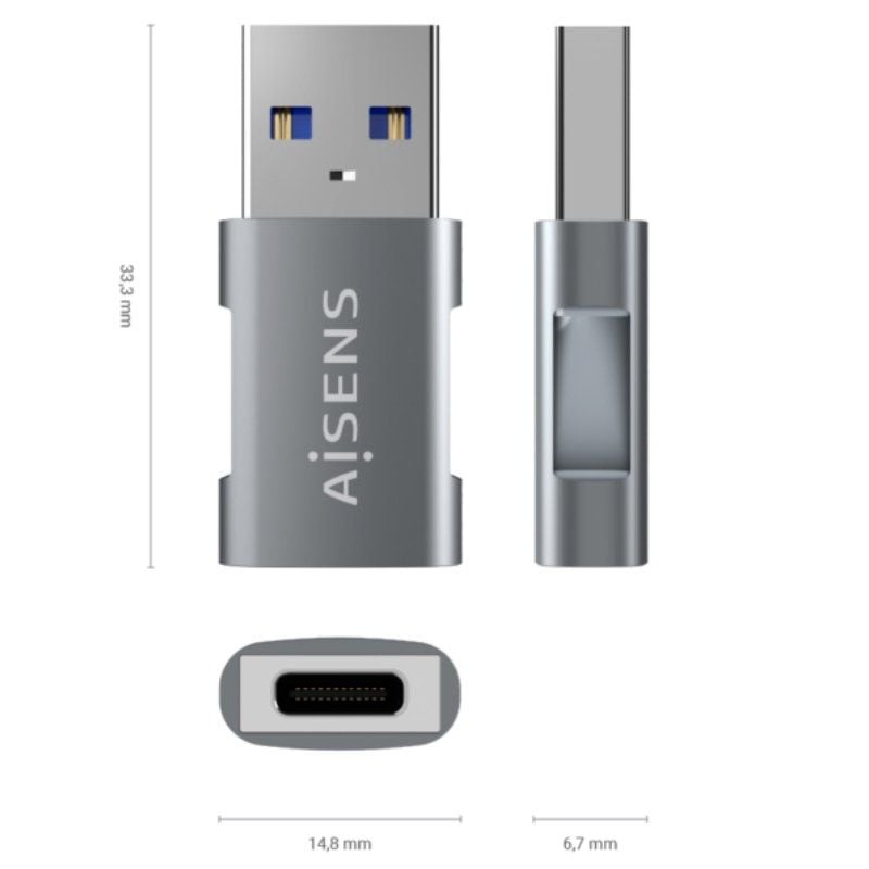 Adaptador-USB-3.2-GEN2-Aisens-A108-0655-USB-Tipo-C-Hembra-USB-Macho-8436574707656-A108-0655-AIS-ADP-USB-C-A108-0655-2
