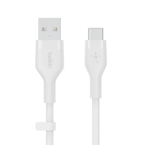 Belkin BOOST↑CHARGE Flex cable USB 3 m USB 2.0 USB A USB C Blanco 0745883832224 | P/N: CAB008BT3MWH | Ref. Artículo: 1367394