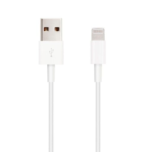 Cable USB 2.0 Lightning Nanocable 10.10.0402/ USB Macho - Lightning Macho/ 2m/ Blanco 8433281006652 10.10.0402 NAN-CAB 10 10 0402