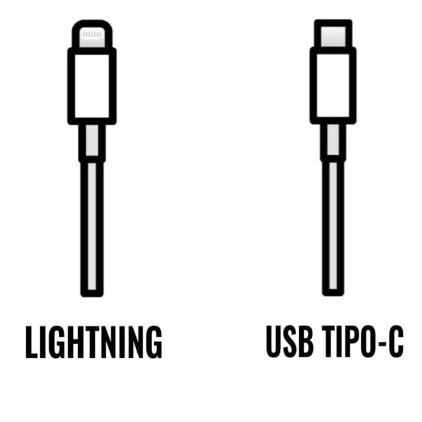 Cable de Carga Apple de conector USB Tipo-C a Lightning/ 1m 194252750872 MM0A3ZM/A APL-CAB MM0A3ZM/A