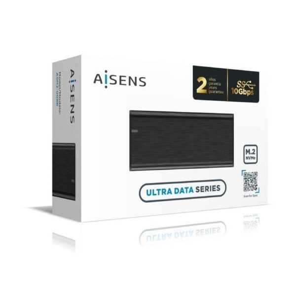 Caja Externa para Disco SSD M.2 NVMe Aisens ASM2-008B/ USB 3.1 Gen2/ Sin Tornillos - Imagen 4