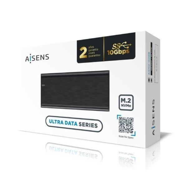 Caja Externa para Disco SSD M.2 NVMe Aisens ASM2-008B/ USB 3.1 Gen2/ Sin Tornillos - Imagen 5