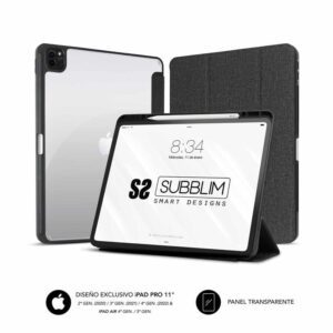 Funda Subblim Clear Shock para Tablet iPad Pro 11" 2020-2022/ Negra 8436586742751 SUBCST-5SC400 SUB-FUNDA CST-5SC400