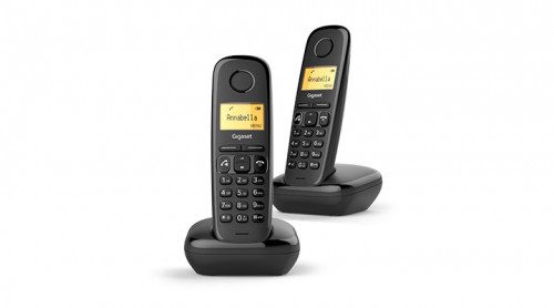 Gigaset A270 Duo Teléfono DECT Identificador de llamadas Negro 4250366850795 | P/N: L36852-H2812-D201 | Ref. Artículo: 894729