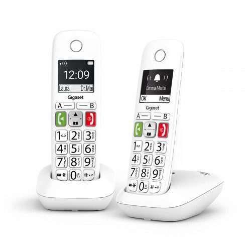 Gigaset-E290-Duo-Telefono-DECTanalogico-Identificador-de-llamadas-Blanco-4250366859248-PN-L36852-H2901-D202-Ref.-Articulo-1330888-1