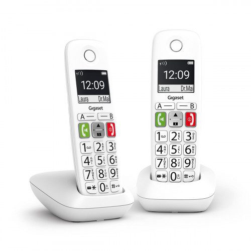 Gigaset E290 Duo Teléfono DECT/analógico Identificador de llamadas Blanco 4250366859248 | P/N: L36852-H2901-D202 | Ref. Artículo: 1330888
