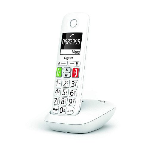 Gigaset E290 Teléfono DECT/analógico Identificador de llamadas Blanco 4250366856247 | P/N: S30852-H2901-D202 | Ref. Artículo: 1327312