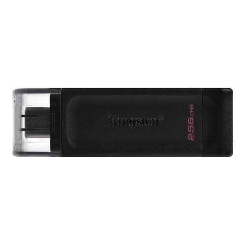 Kingston Technology 70 unidad flash USB 256 GB USB Tipo C 3.2 Gen 1 (3.1 Gen 1) Negro 0740617331233 | P/N: DT70/256GB | Ref. Artículo: 1364932