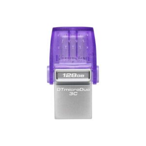 Kingston Technology DataTraveler microDuo 3C unidad flash USB 128 GB USB Type-A / USB Type-C 3.2 Gen 1 (3.1 Gen 1) Acero inoxidable